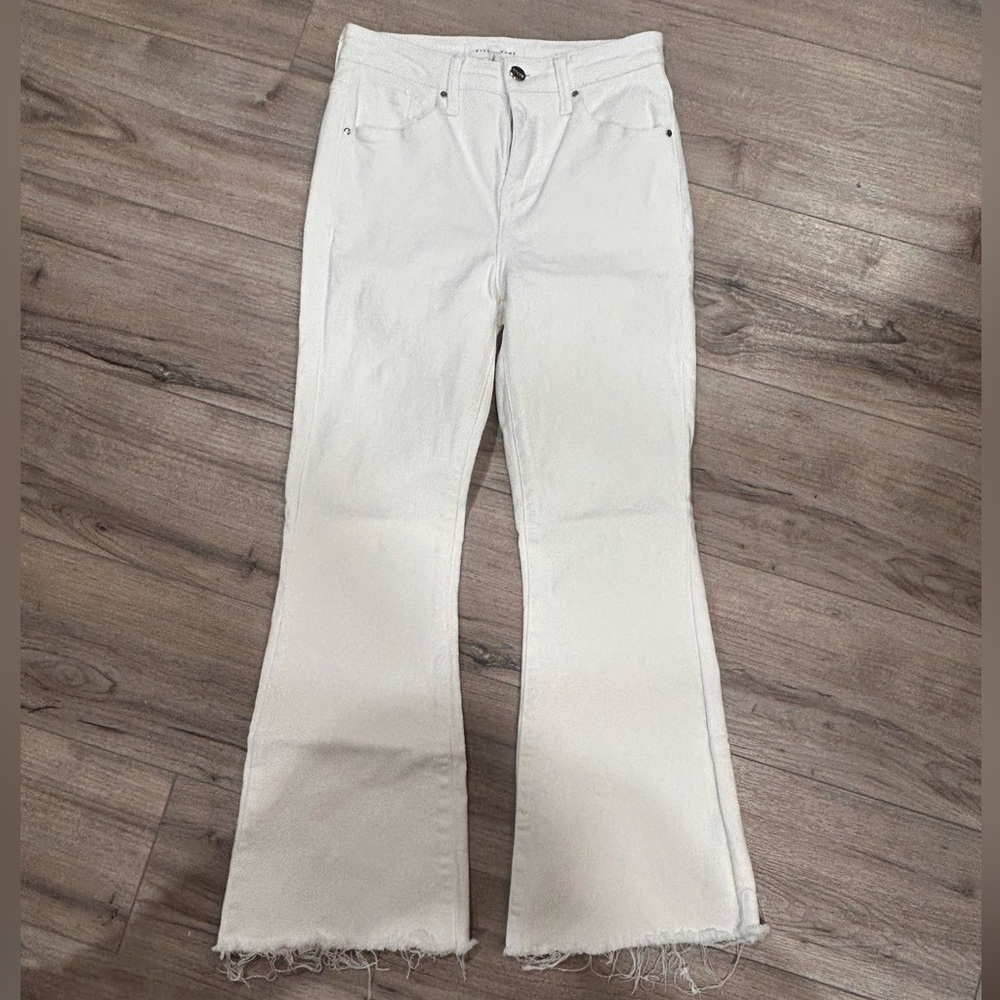 Women's White Flare Jeans